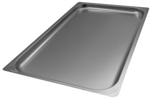FNC1/1P020 Gastronorm 1 / 1 h20 AISI 304 stainless steel flat edge
