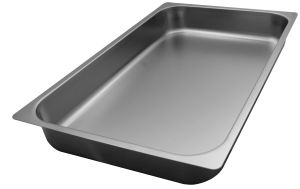 FNC1/1P065 Gastronorm 1 / 1 h65 AISI 304 stainless steel flat edge