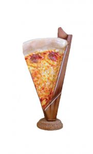 SR032 Spicchio pizza - segmento de publicidad 3D para pizzería de 180 cm de altura