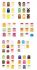 ITP384 Juego de marcadores para marcadores de palets - 68 sabores + 5 neutros