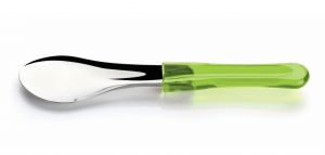 IGP74NV Cristalspatole Ice cream spatula in GREEN transparent acrylic and steel New model