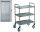 TEC1111 Cart Technical stainless steel AISI 304 3 shelves disassembled 60x44x95h