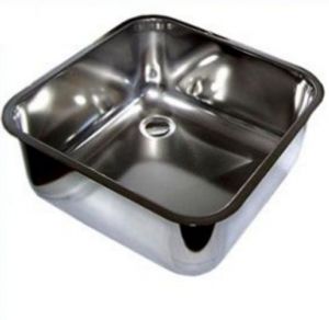 LV50/50/25 stainless steel wash sink dim. 500x500x250h 