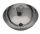 LX1190 Lavabo circular con borde enrollado en acero inoxidable 246x258x130 mm -LUCIDO-