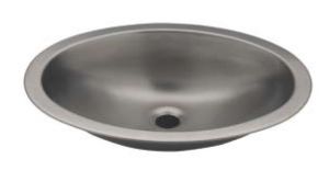LX1280 Vasque ovale en acier inoxydable 510x390x155 mm - LUCIDO -
