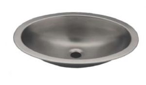 LX1310 Vasque ovale en acier inoxydable 380X280X125 mm - LUCIDO -