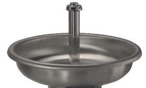 LX1600 Lavabo circular de acero inoxidable solo bañera diam.1000x250 mm