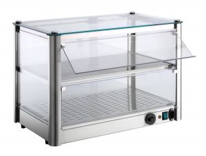 VKB52R Counter top display cabinet Hot 2 FLOORS made of stainless steel sheet